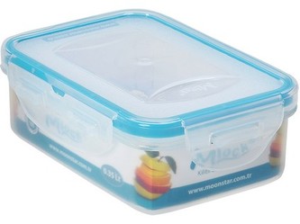 dóza MLOCK obdélníková 0,35l (14,5x10,5x5,1cm) PH