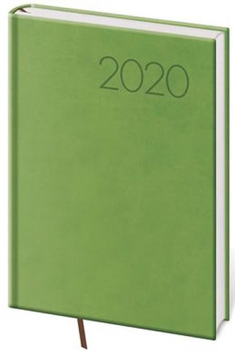 Diář 2020 - Print/denní A5/světle zelená