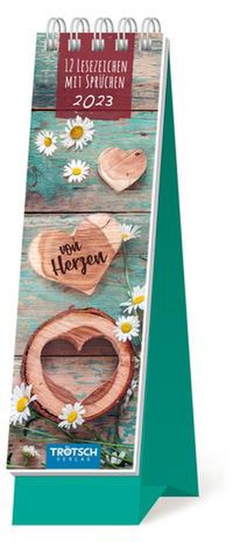 Lesezeichenkalender "Von Herzen..." 2023