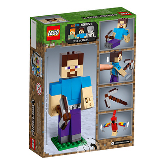 LEGO Minecraft 21148 velká figurka: Steve s papouškem