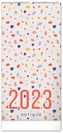 Plánovací kalendář Terazzo 2023 - nástěnný kalendář