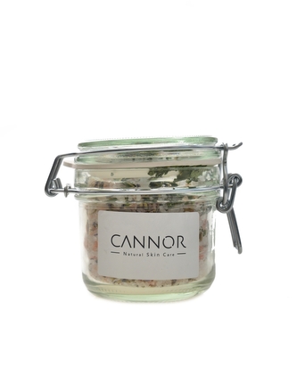 Cannor - Sůl do koupele z konopí Bath salt 200g - konopí a růže