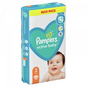 Pampers Active Baby plenky velikost 3 v balení 66ks