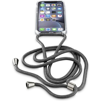 Cellularline Neck-Case se šňůrkou na krk Apple iPhone XR černý