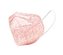 Respirátor FFP2 - Vintage pink