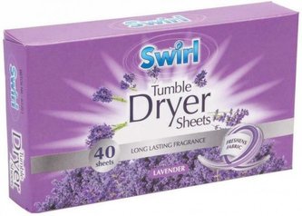 Swirl vůně do sušičky s antistatickým účinkem (40ks) Levandule