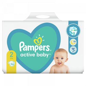 Pampers Active Baby plenky velikost 2 v balení 96ks