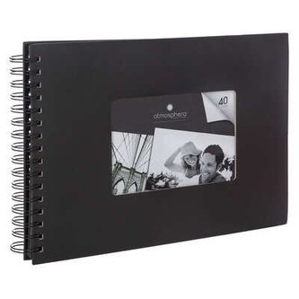 Atmosphera Fotoalbum spiral 160 - černé