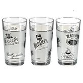 Atmosphera vysoká sklenice WHISKY LABEL - 3 ks