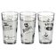Atmosphera vysoká sklenice WHISKY LABEL - 3 ks
