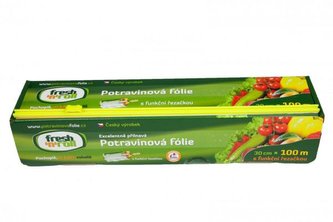 Potravinová fólia Fresh'n'Roll - krabička s funkčnou rezačkou - 30 cm/100 m