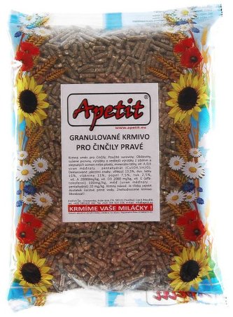 Apetit granulované krmivo pro činčily 800 g