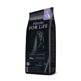 Fitmin For Life Light & Senior kompletní krmivo pro psy seniorního věku - 3 kg
