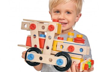 Stavebnica Constructor 4 Lokomotíva, 100 dielov