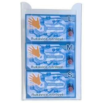 Zásobník na tři krabičky jednorázových rukavic