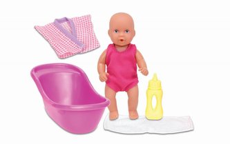 Bábika MNB pije a ciká, Baby Set, 12 cm