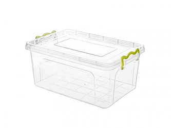 Uzavíratelný plastový box s víkem - 5 l