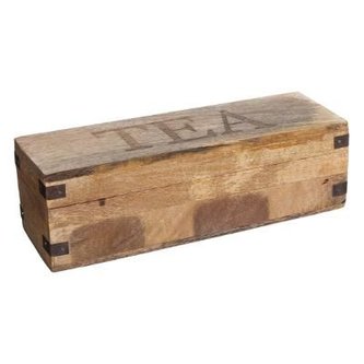 Atmosphera Dřevěná krabička na čajové sáčky
