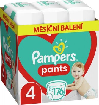 Plenkové kalhotky Pampers Pants velikost 4 v balení 176ks