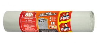 FINO LD Pytle na suť 80 l, 60 x 90 cm, role 5 ks, 100 um