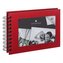 Atmosphera Fotoalbum spiral 80 - červené