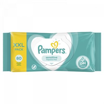 Pampers Sensitive dětské čisticí ubrousky XXL pack