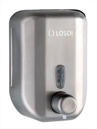 Losdi nerezový dávkovač tekutého mýdla na dolévání 700 ml - mat
