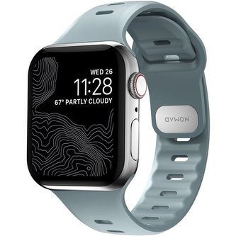 Nomad Sport Slim Strap M/L Apple Watch 7 45/44/42mm modrý