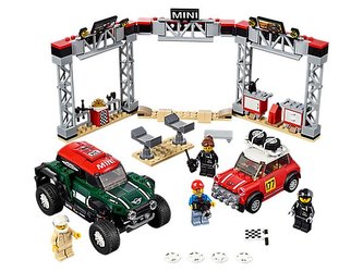 LEGO Speed Champions 75894 1967 Mini Cooper S Rally a 2018 MINI John Cooper Works Buggy
