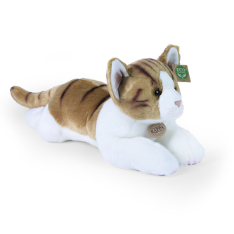 Plyšová mačka ležiaca 36 cm ECO-FRIENDLY