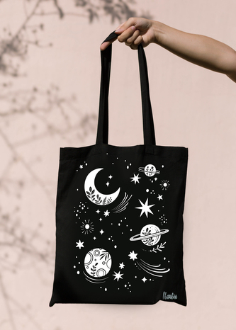 Chaukiss Plátená taška - nočná obloha