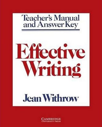 Effective Writing: Tchr´s Manual