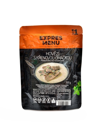 Expres menu - Hovězí s křenovou omáčkou 300g