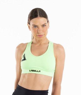 Sportovní podprsenka Highlight Green - LABELLAMAFIA - Velikost: L