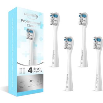 USMILE Professional Clean Brush Head náhradní hlavice 4ks