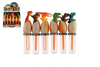 Bublifuk dinosaurus vo vajci 16cm mix druhov 24ks v boxe