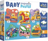 Baby puzzle Na stavenisku 6v1