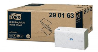 Tork 290163 Ručníky skládané Advanced ZZ, bílé, 2 vrstvy - 3750 ks