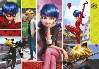 Puzzle Čarovná Lienka a Čierny kocúr