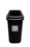 Odpadkový koš na tříděný odpad 28 l - černý, směsný odpad