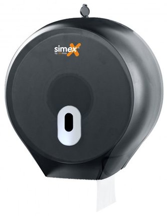 Simex zásobník na toaletní papír Jumbo 250 mm Exclusive II - černý