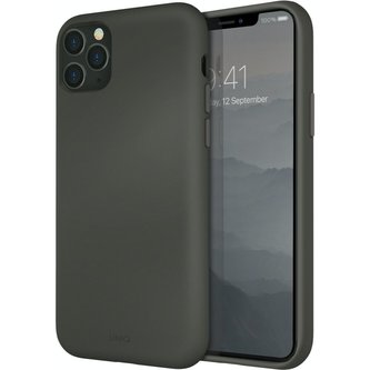UNIQ Lino Hue iPhone 11 Pro Max tmavě šedé