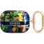 Guess TPU Flower Print pouzdro Airpods Pro modré