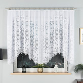 Dekorační oblouková krátká záclona EMILIA 140 bílá 340x140 cm MyBestHome