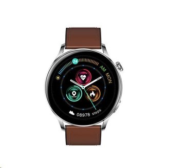 Garett Smartwatch Men Elegance RT světle hnědá kůže Garett Smartwatch Men Elegance RT světle hnědá kůže