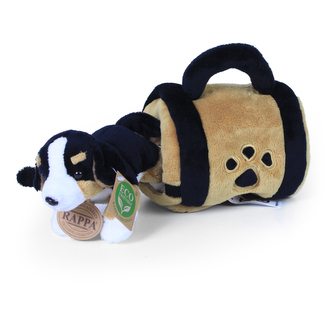 Plyšový Bernský salašnícky pes v búde 15 cm ECO-FRIENDLY