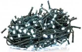 VENKOVNÍ SVĚTELNÝ LED ŘETĚZ 31936 studená bílá 300xLED, 30 m