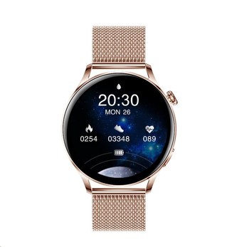 Garett Smartwatch Lady Elegance RT zlatá, oceľ Garett Smartwatch Lady Elegance RT zlatá, oceľ