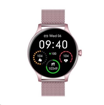 Garett Smartwatch Classy ružová, oceľ Garett Smartwatch Classy ružová, oceľ