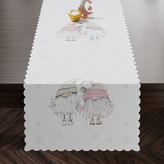 Ubrus - běhoun na stůl GNOM růžová 38x180 cm Mybesthome